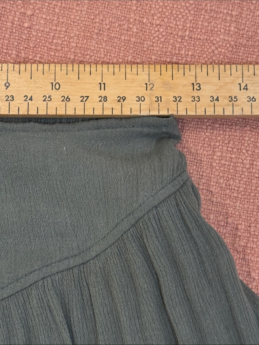 ILLA ILLA small green Tiered Ruffle lined Mini Skirt - Picture 8 of 11